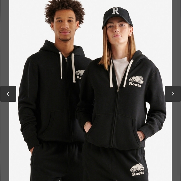 Roots Tops - 🇨🇦ROOTS🇨🇦 Full Zip Unisex Hoodie